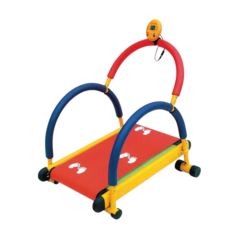Amsham - Kids Manual Treadmill With Electronic Display - Multicolor