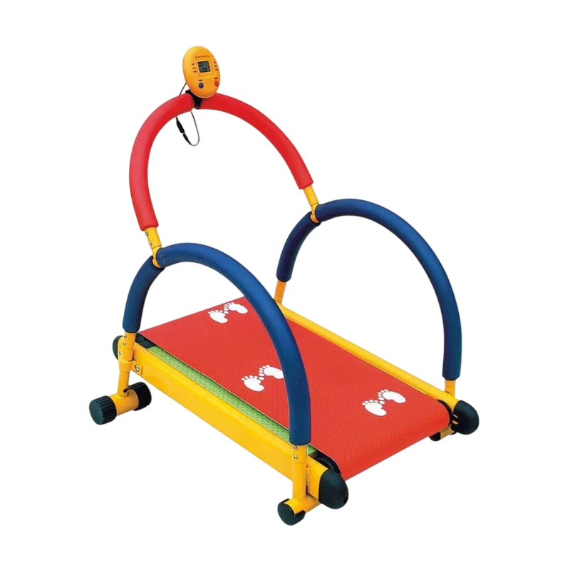 Amsham - Kids Manual Treadmill With Electronic Display - Multicolor