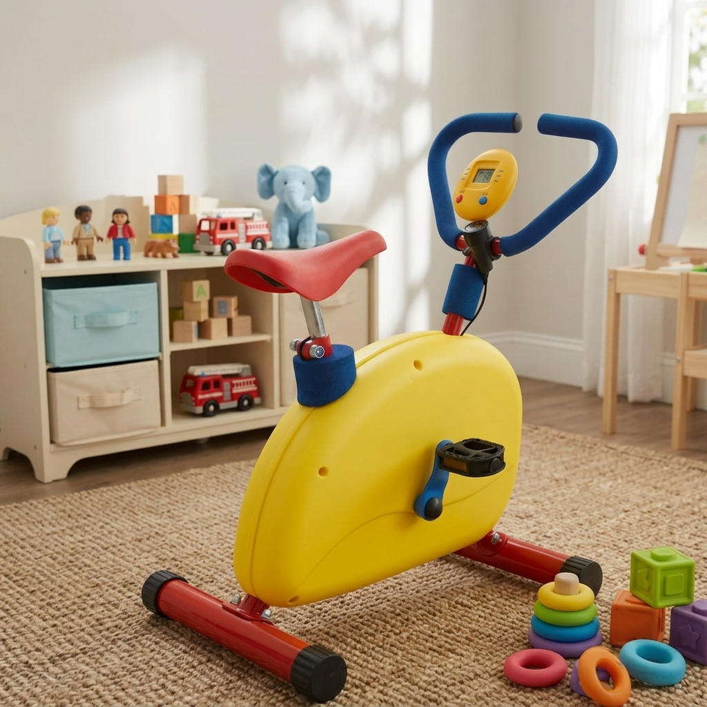 Amsham - Funfit Junior Stationary Exercise Bike - Multicolor
