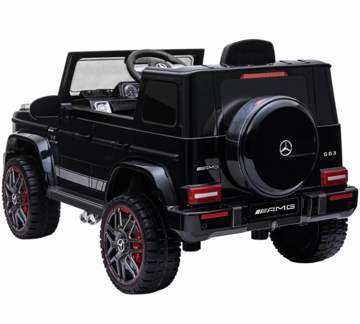 Mercedes-Benz - Kids G63 SUV Ride On Car - Painting Black - 12 V