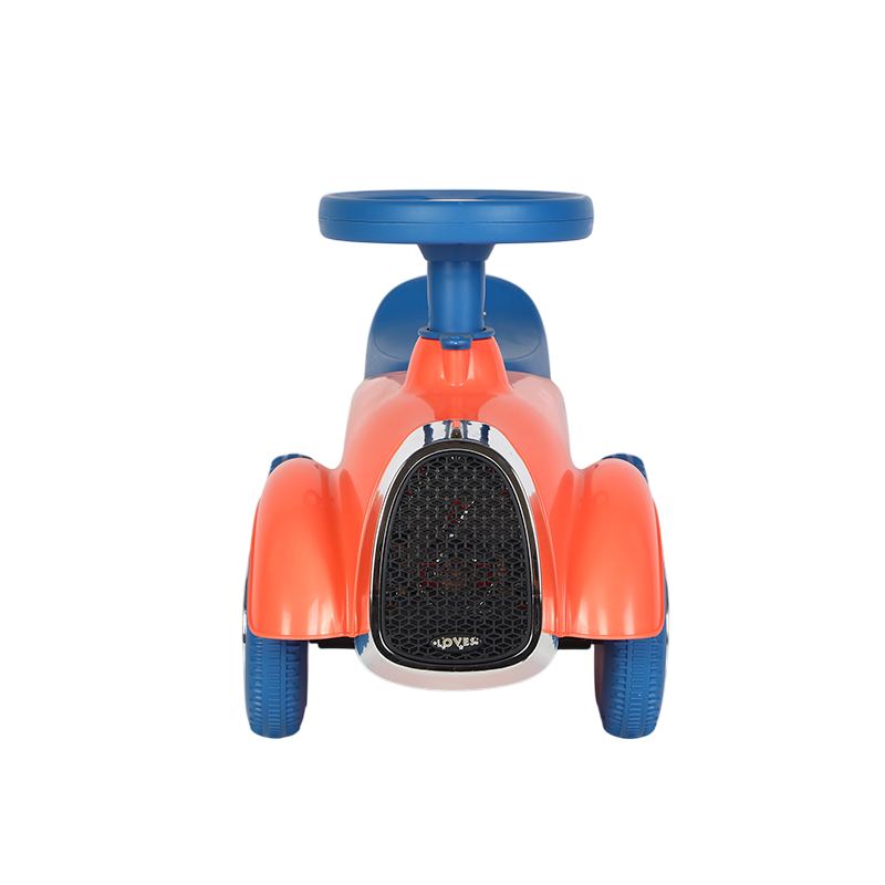 Amsham - Children's Rocking Car - Orange/Blue