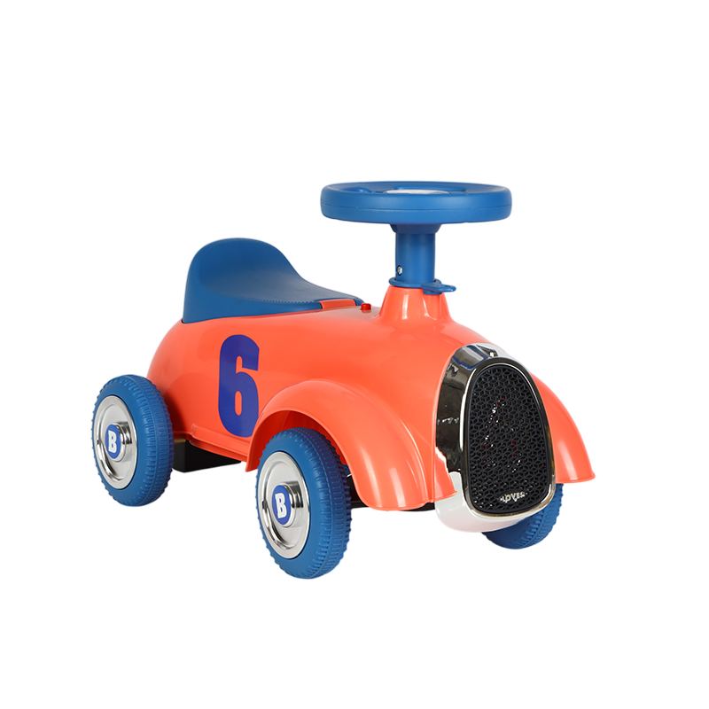 Amsham - Children's Rocking Car - Orange/Blue