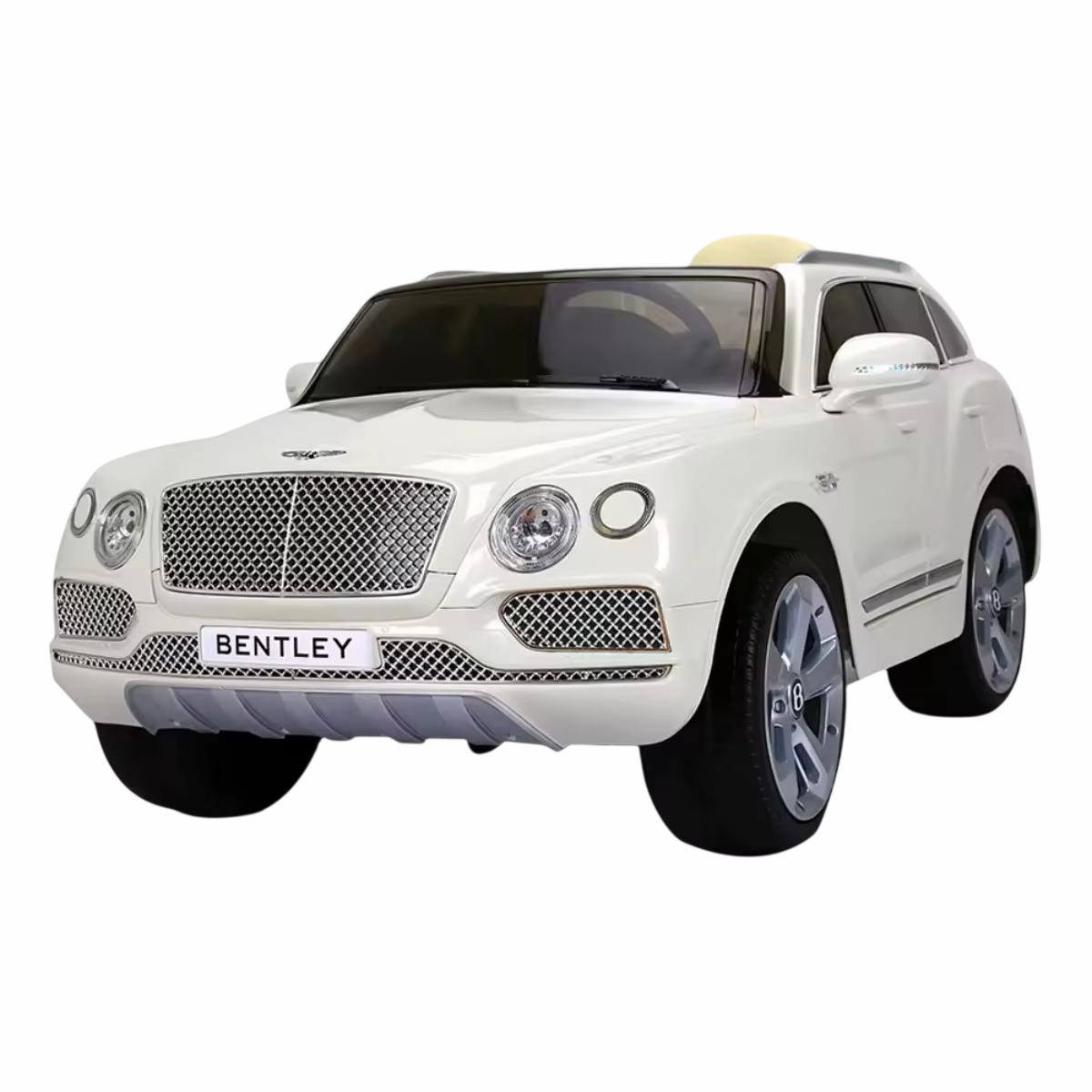 Bentley - Big Bentagya Kids Rideon Car - White - 12V