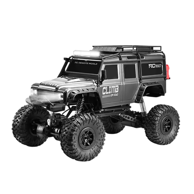Amsham - 2.4G 4WD Off-Road RC Car - Grey