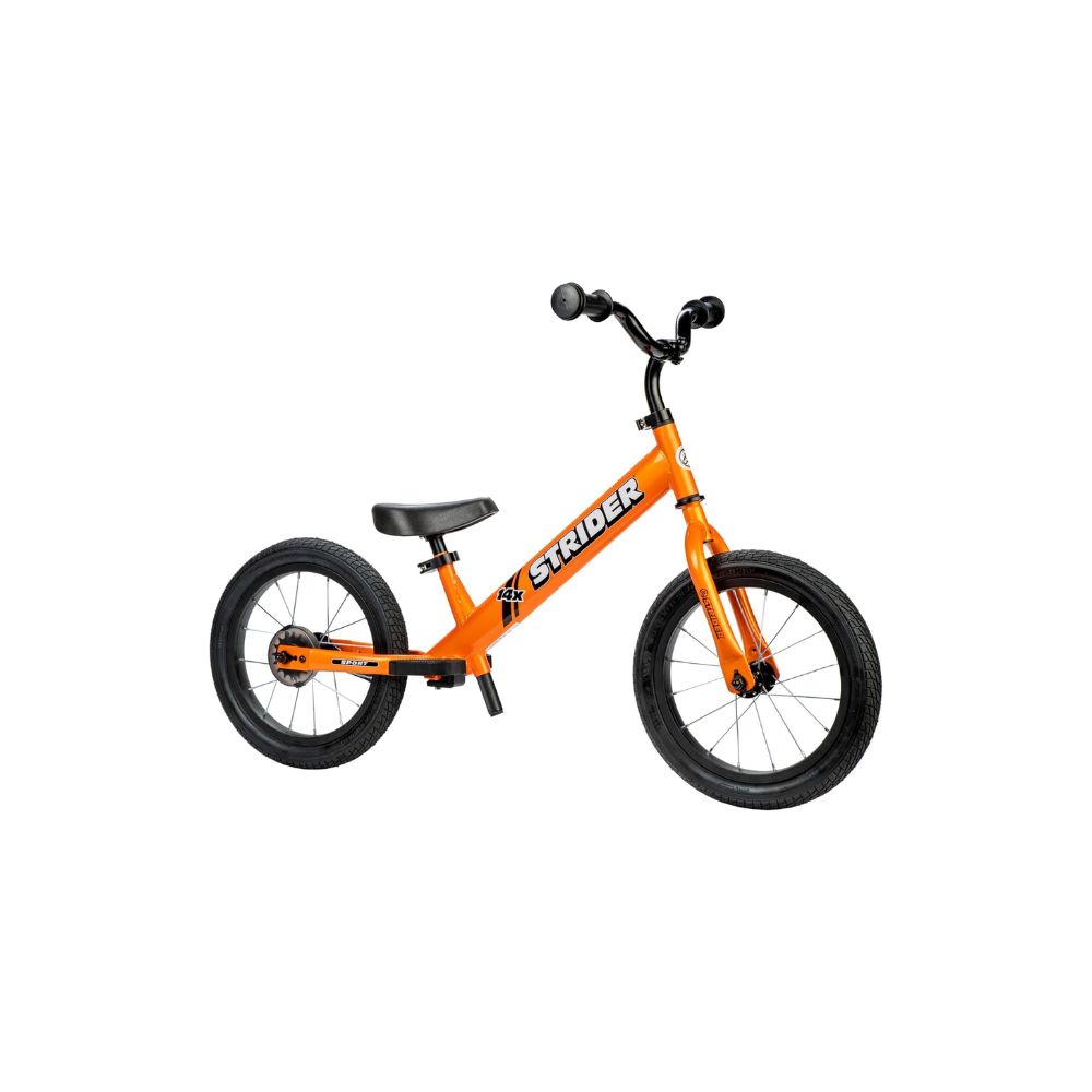 Strider - 14x Kids Balance Bike - No Pedal Training Bicycle - Lightweight Frame - Adjustable Seat And Handlebars - For Children Ages 3 To 7 Years Old
