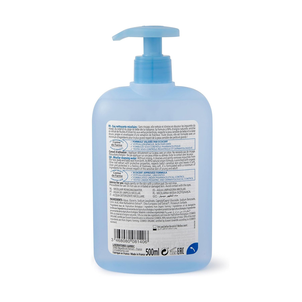 Corine De Farme - Baby Bio Organic Face & Body Cleansing Water - 500ml
