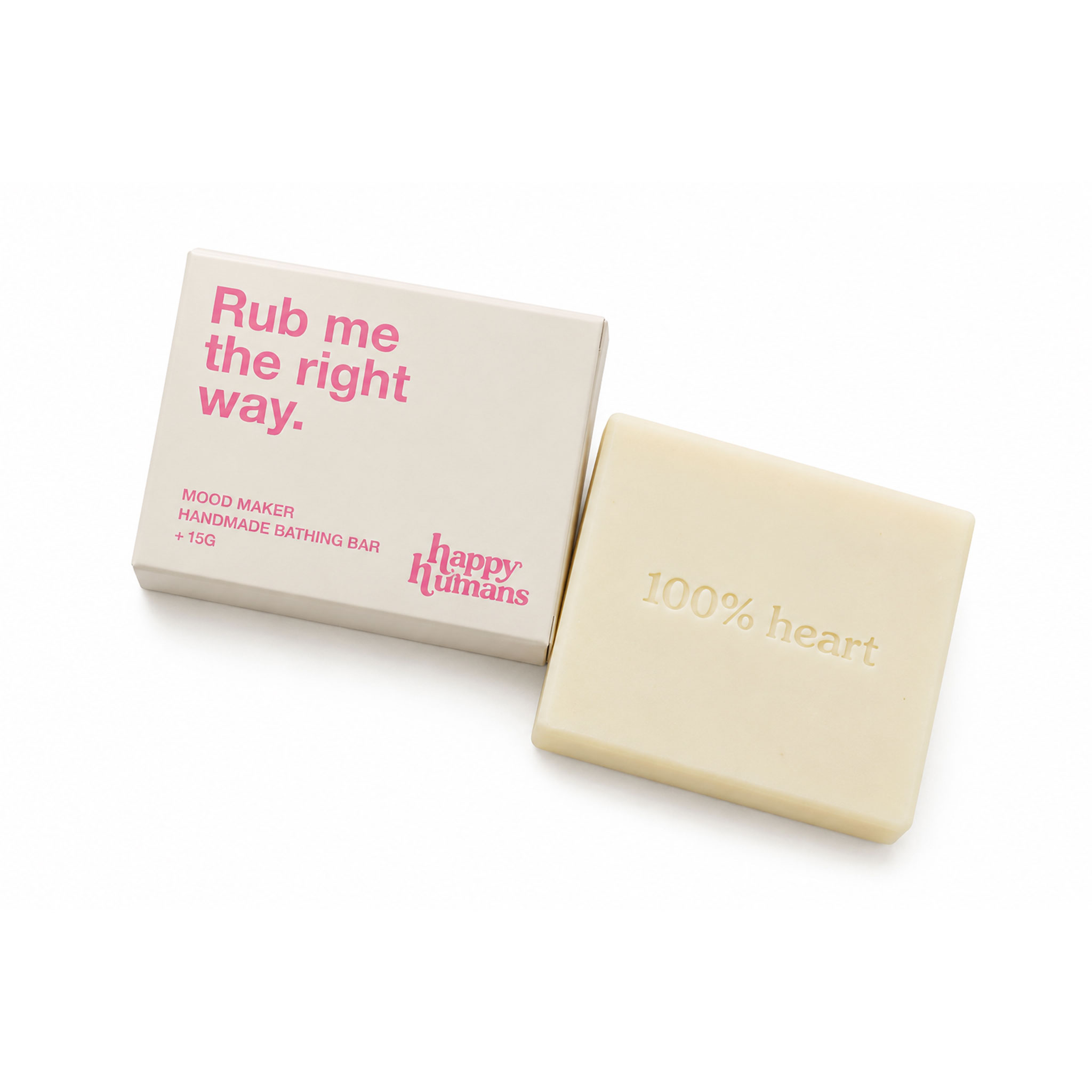 Happy Humans - Rub Me the Right Way Mood Maker Bathing Bar - 115 gm