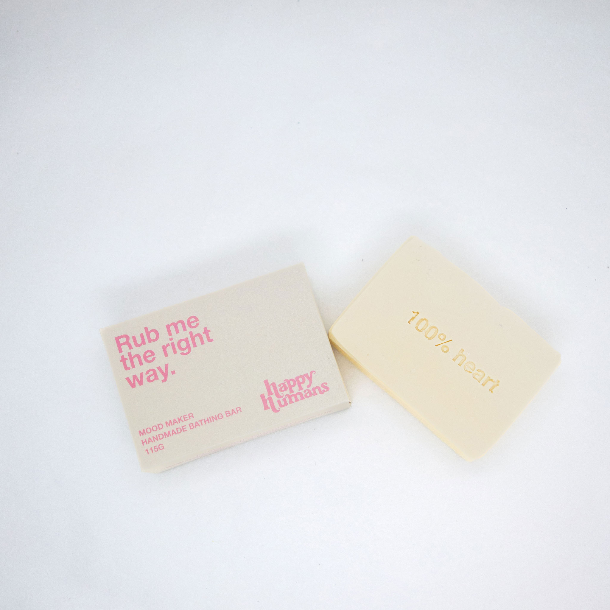 Happy Humans - Rub Me the Right Way Mood Maker Bathing Bar - 115 gm