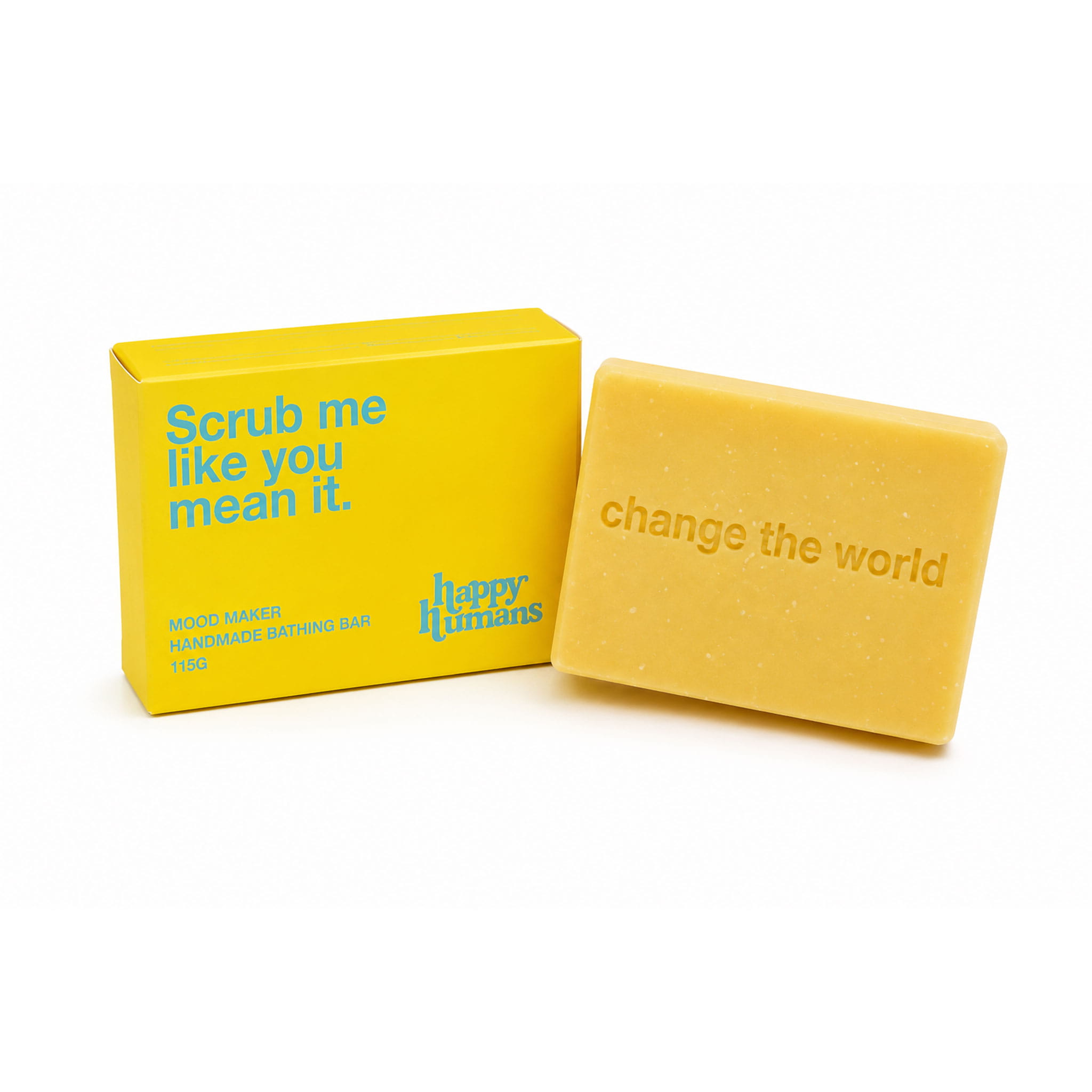 Happy Humans - Scrub Me Like You Mean It Energising & Refreshing Handmade Soap - 115 gm