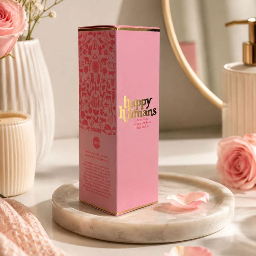 Happy Humans - Petal Party Rose Body Lotion - 50 ml
