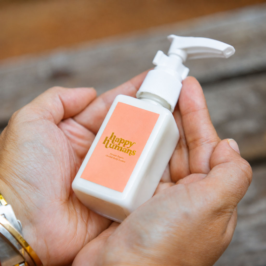 Happy Humans - Flower Power Orchid Body Lotion - 50 ml