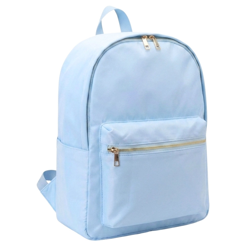 TheHappyTribe - Personalised Backpack - Baby Blue - 14.5-Inch/37cm