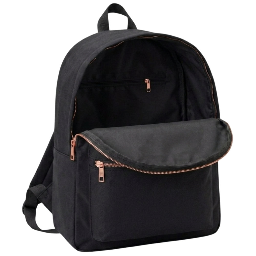 The Happy Tribe - Personalised Backpack, Black Black