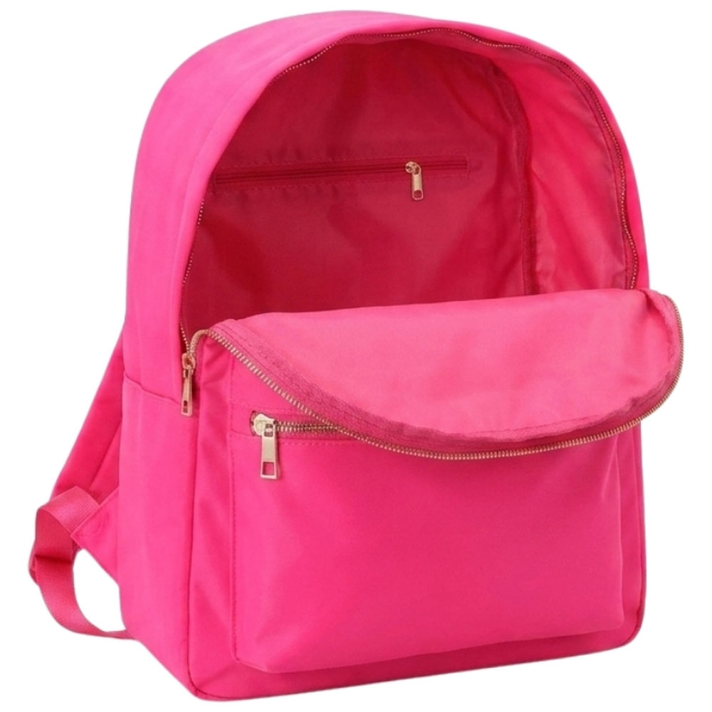 TheHappyTribe - Personalised Backpack - Neon Pink - 14.5-Inch/37cm