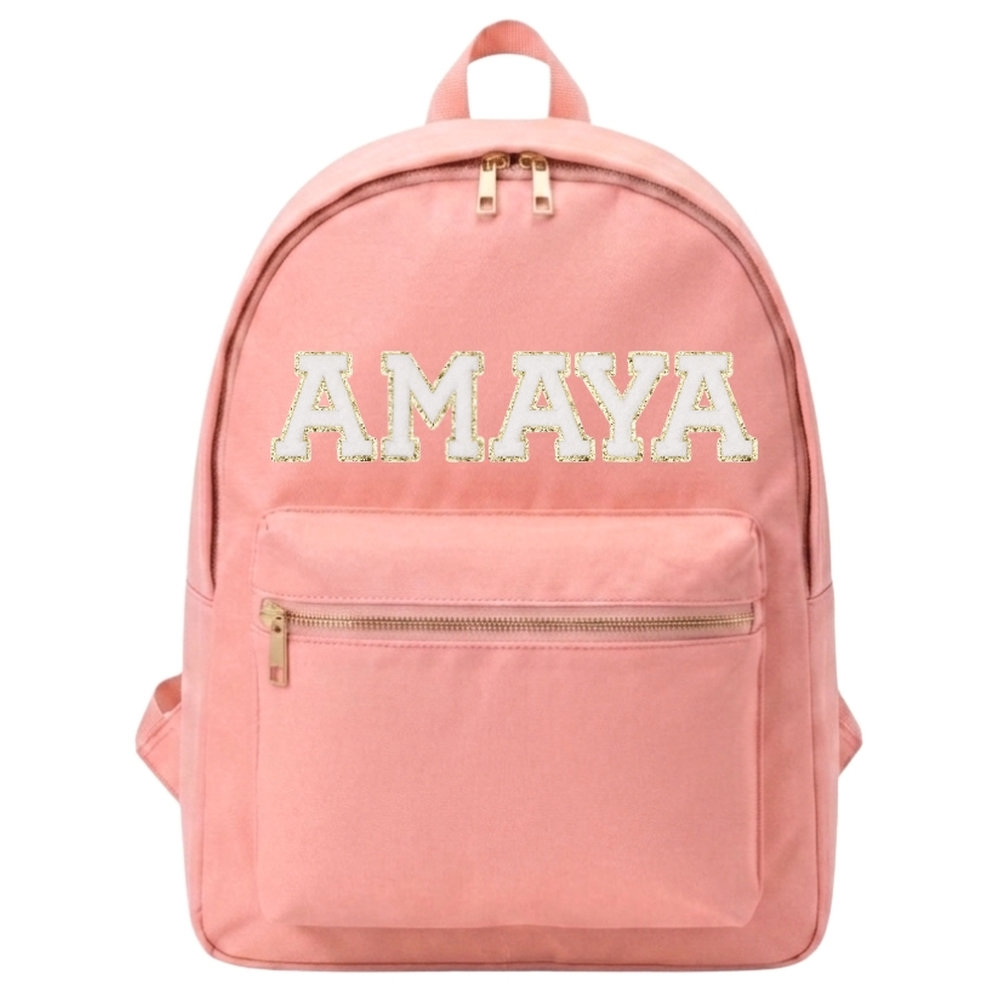 The Happy Tribe - Personalised Backpack, Peachy Pink