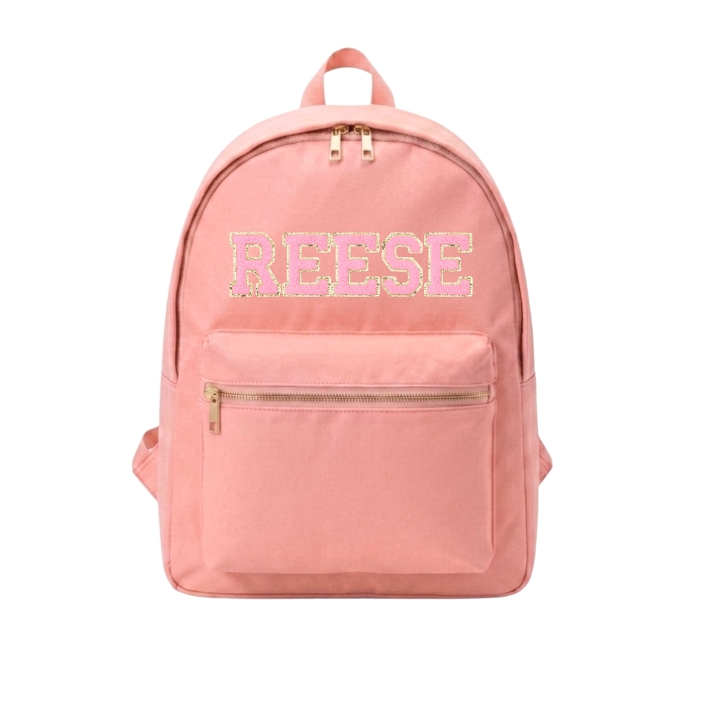 The Happy Tribe - Personalised Backpack, Peachy Pink