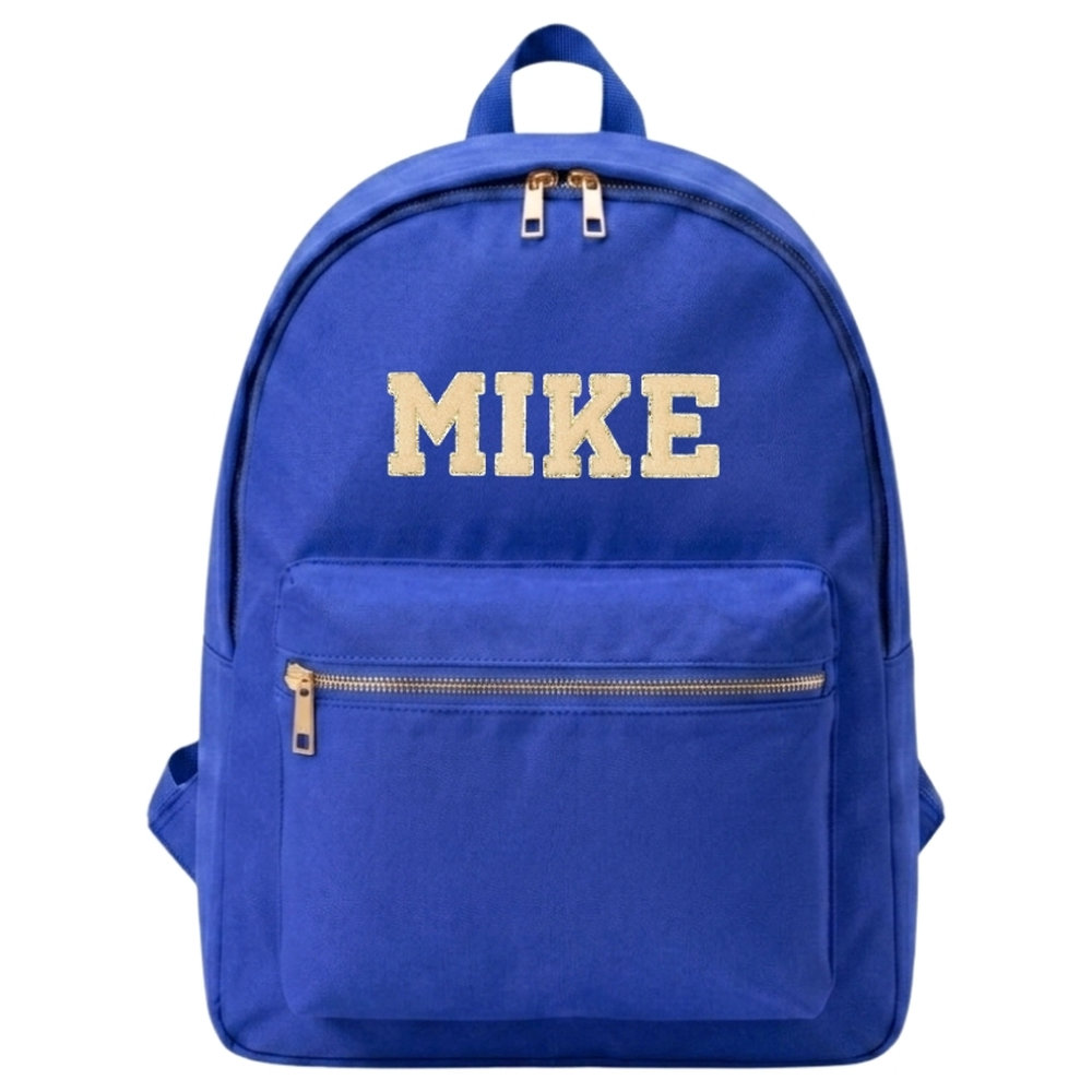 The Happy Tribe - Personalised Backpack, Royal Blue