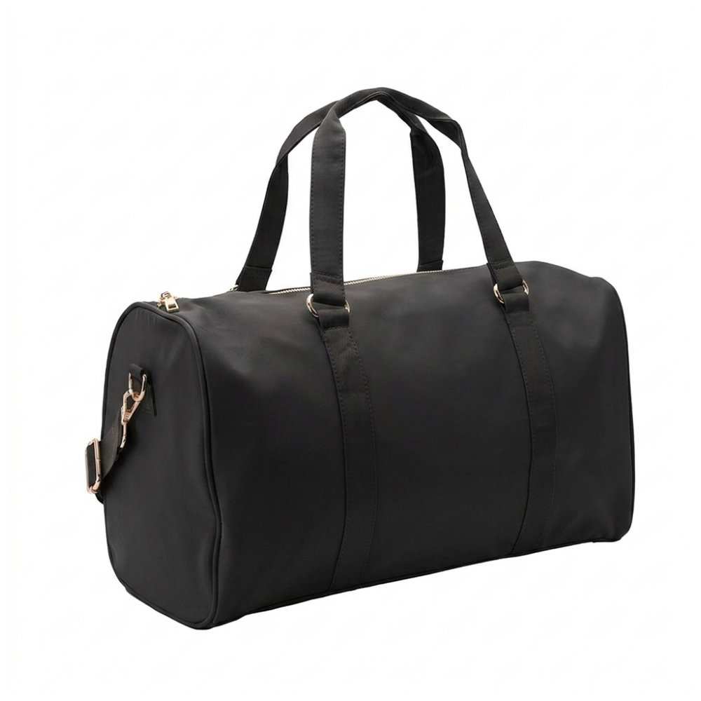 The Happy Tribe - Personalised Duffle Bag, Black
