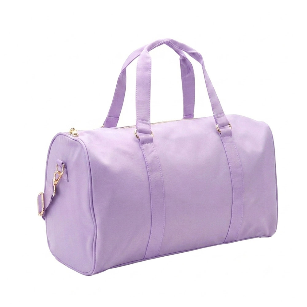 The Happy Tribe - Personalised Duffle Bag, Lilac