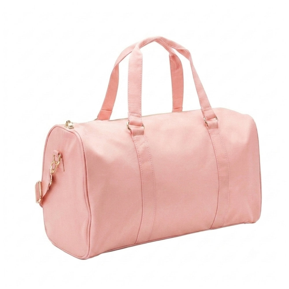 The Happy Tribe - Personalised Duffle Bag, Peachy Pink