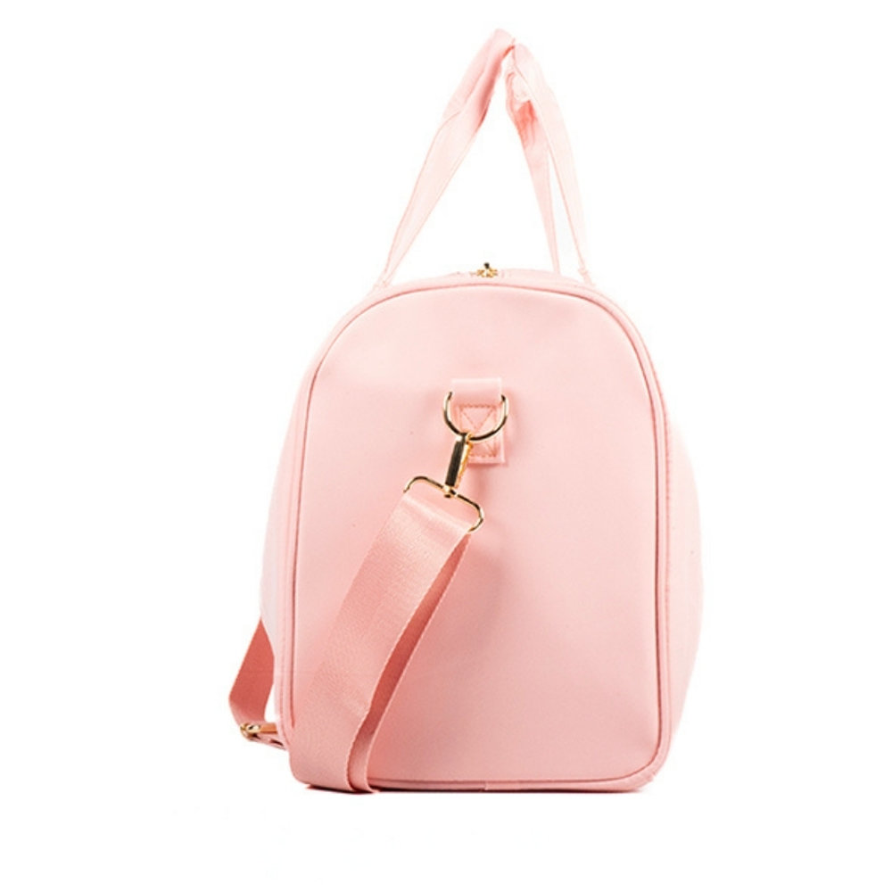 The Happy Tribe - Personalised Duffle Bag, Peachy Pink