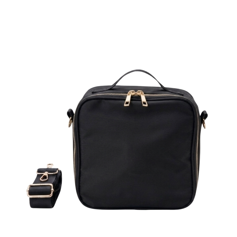 The Happy Tribe - Personalised Lunch Bag, Black