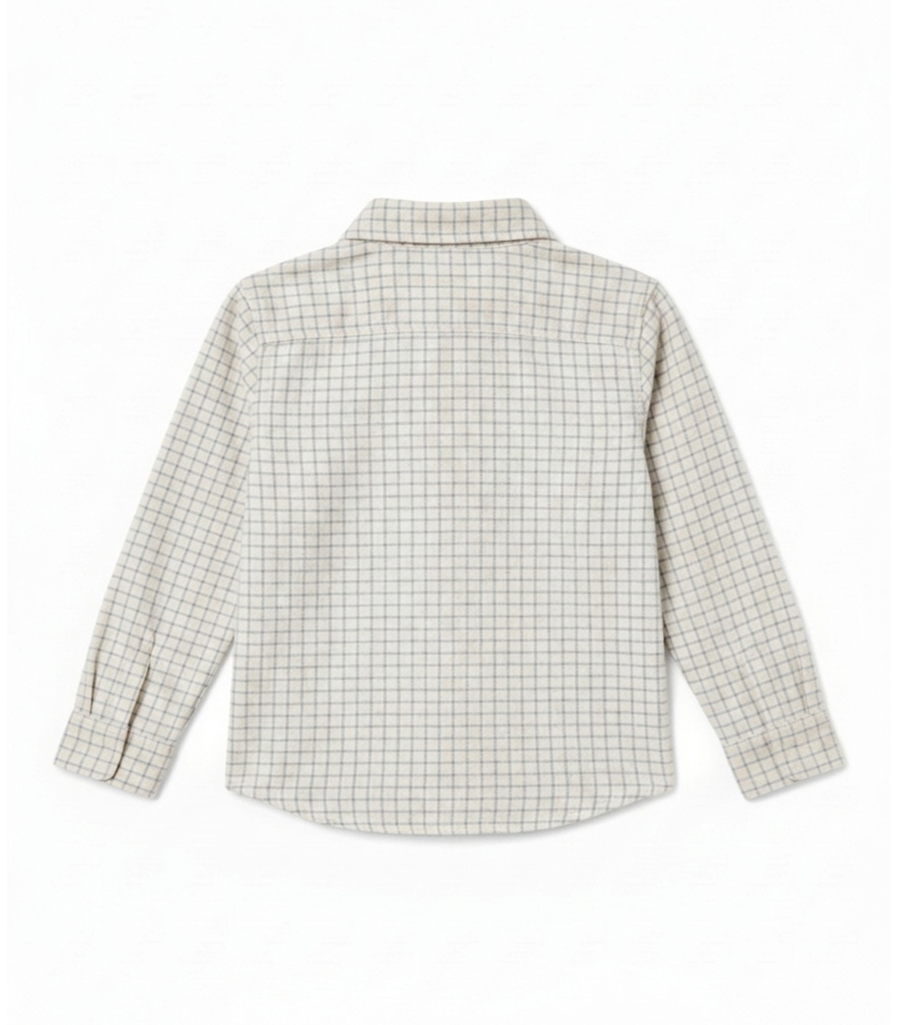 Jules & Juliette - Baby Boy's Achille Checked Long Sleeves Shirt - Beige