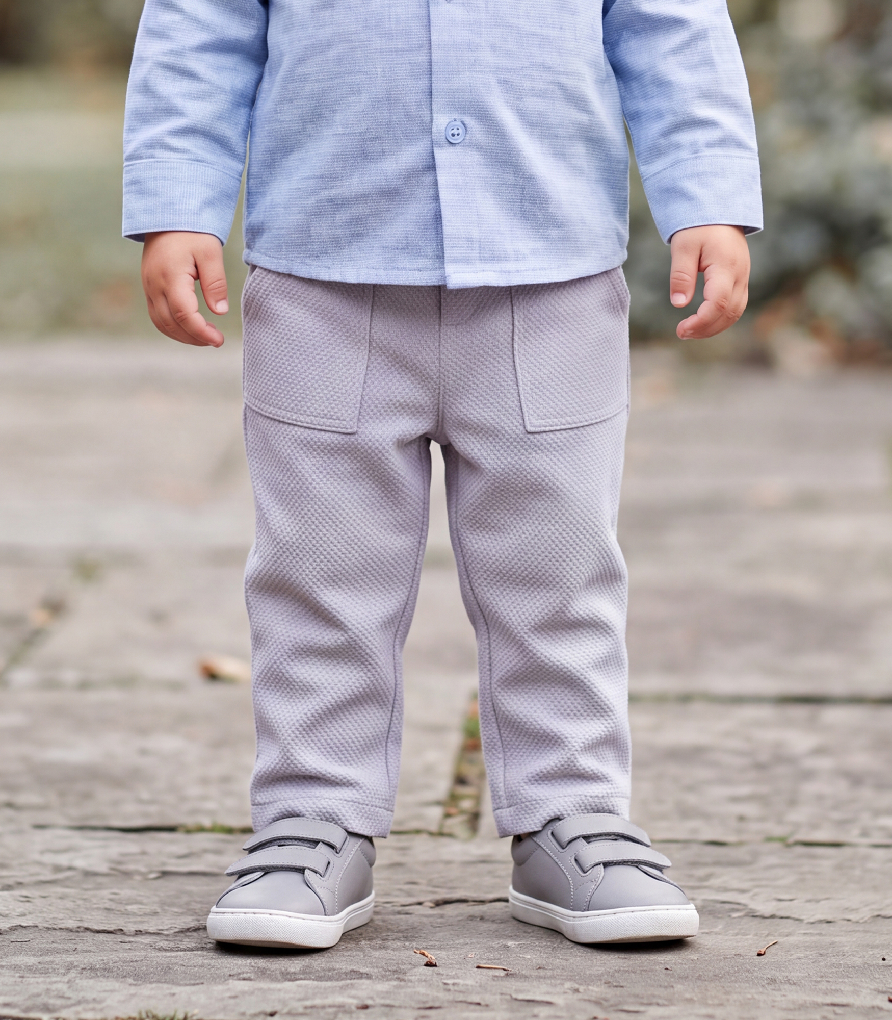 Jules & Juliette - Auguste Baby Pants - Grey