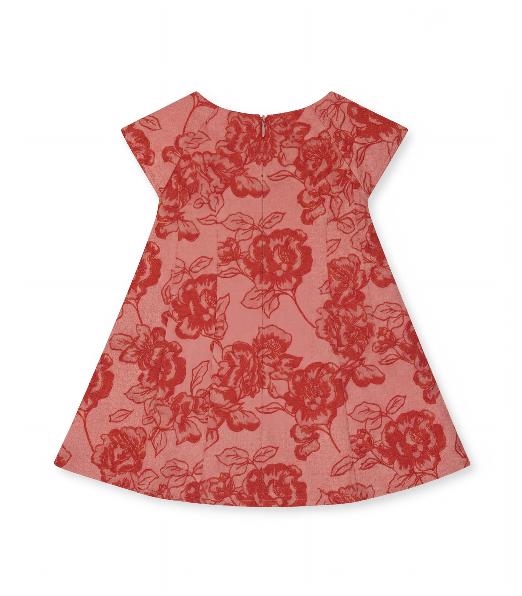 Jules & Juliette - Baby Boy's Rose Flower Jacquard Dress - Red