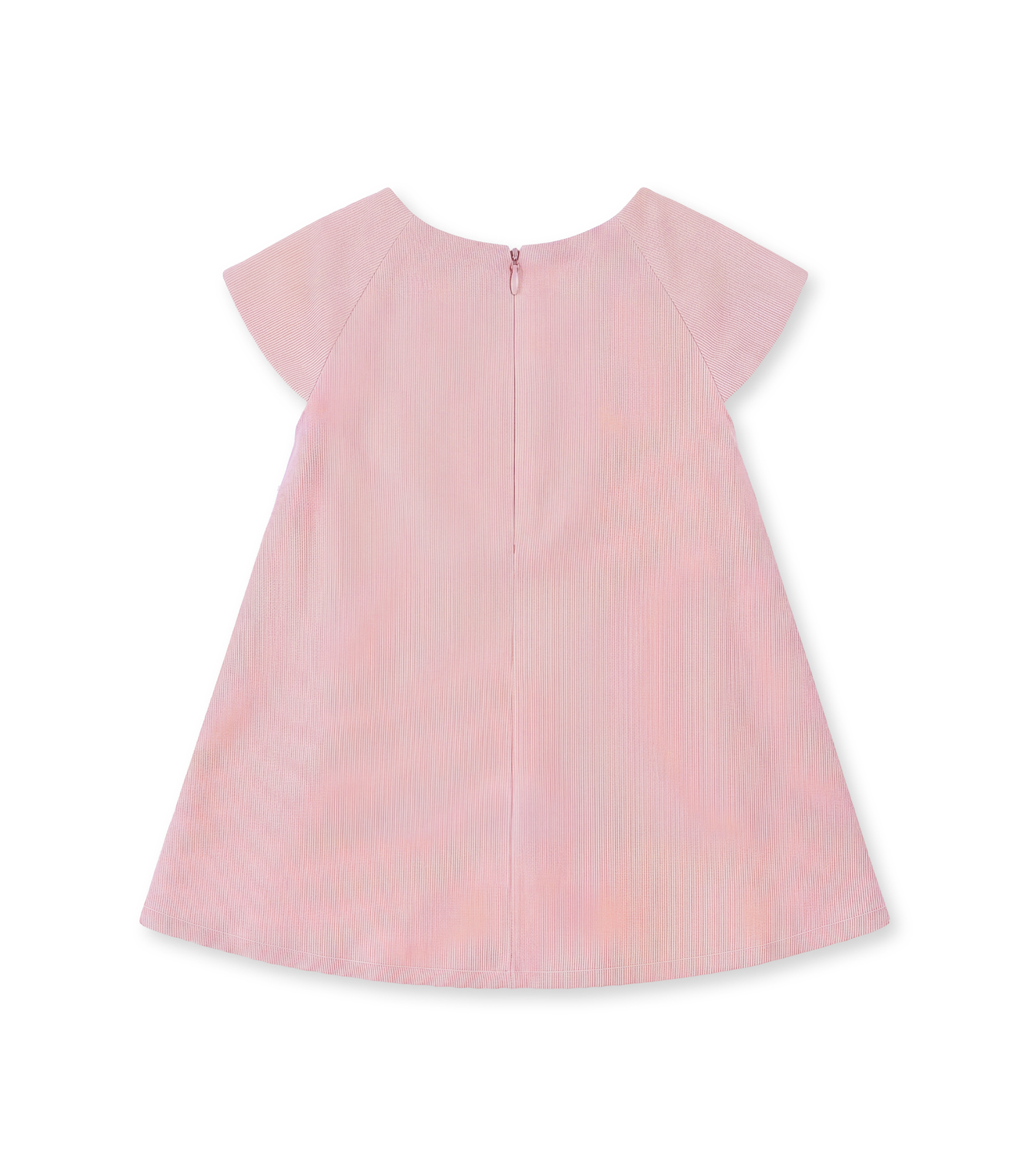 Jules & Juliette - Baby Girl's Rose Cap Sleeves Dress - Candy Pink
