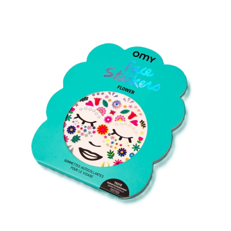 Omy - Face Stickers - Flower - 85 Pcs
