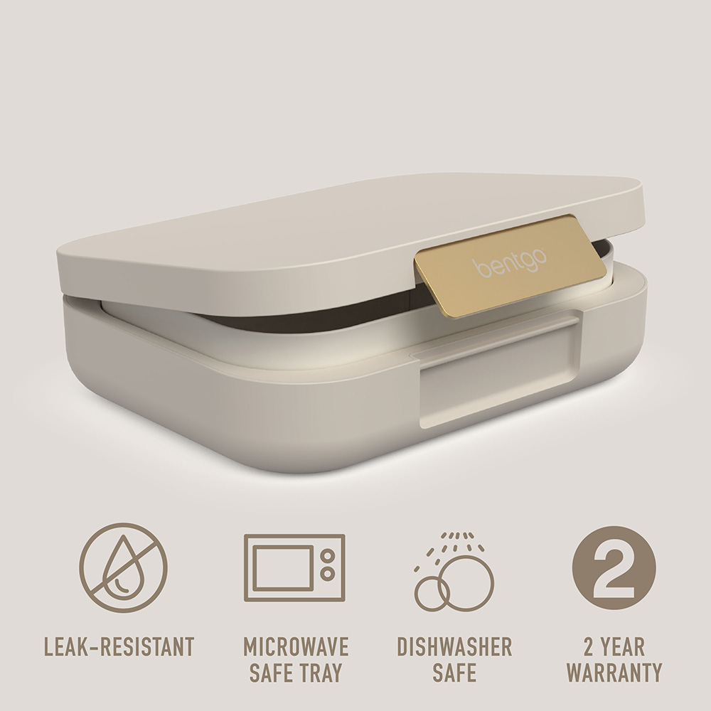 Bentgo - Modern Adult 3/4 Compartment Lunch Box - Standstone - 850 ml