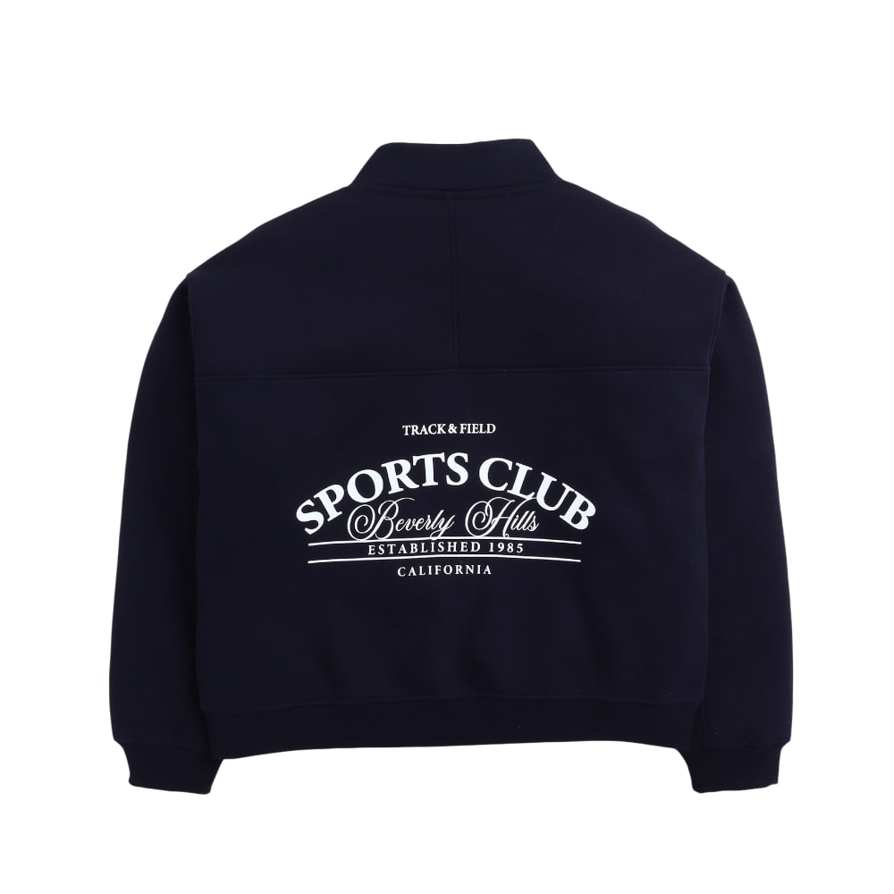 Victor and Jane - Sports Club Girls Sweatshirt - Navy