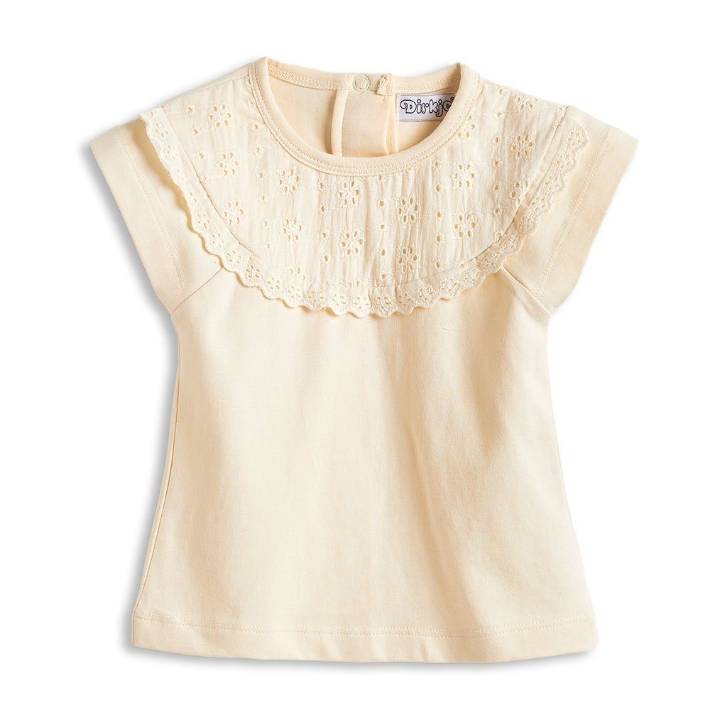 Dirkje Girls' T-Shirt and Trousers Beige/Brown - 2 Pcs
