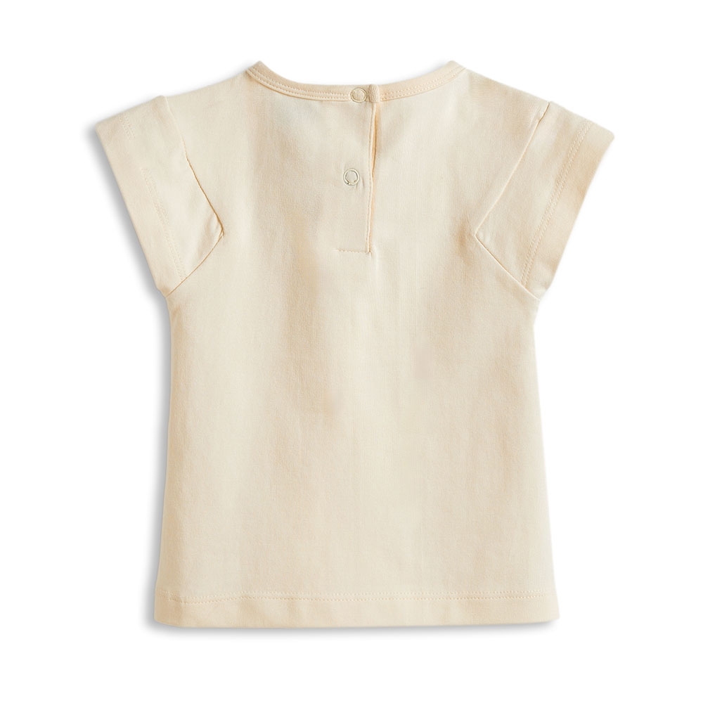 Dirkje Girls' T-Shirt and Trousers Beige/Brown - 2 Pcs