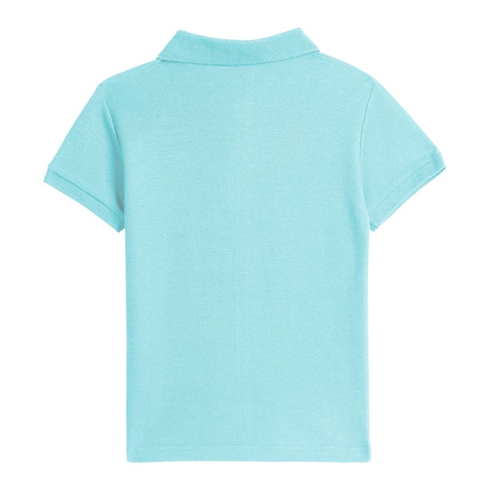 Victor and Jane Boy's Short Sleeves Polo T-Shirt - Light Blue