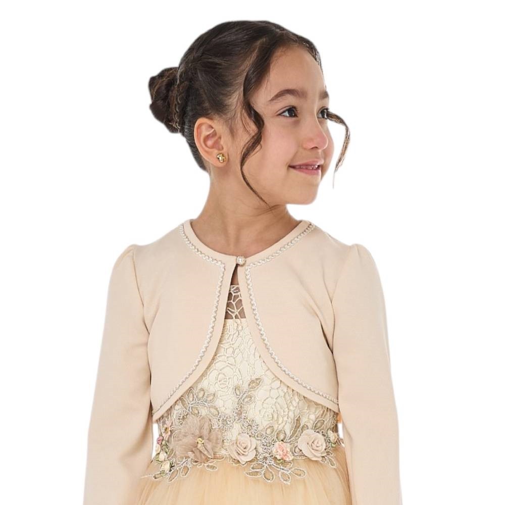 Victor and Jane Girls Cardigans - Beige