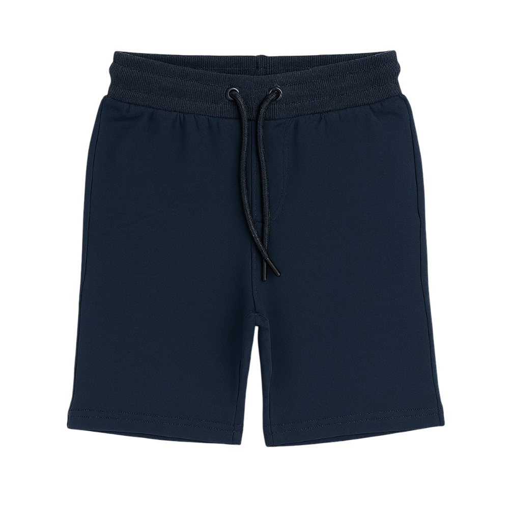 Victor and Jane Boys' French Terry Cotton Elasticated Shorts - Navy
