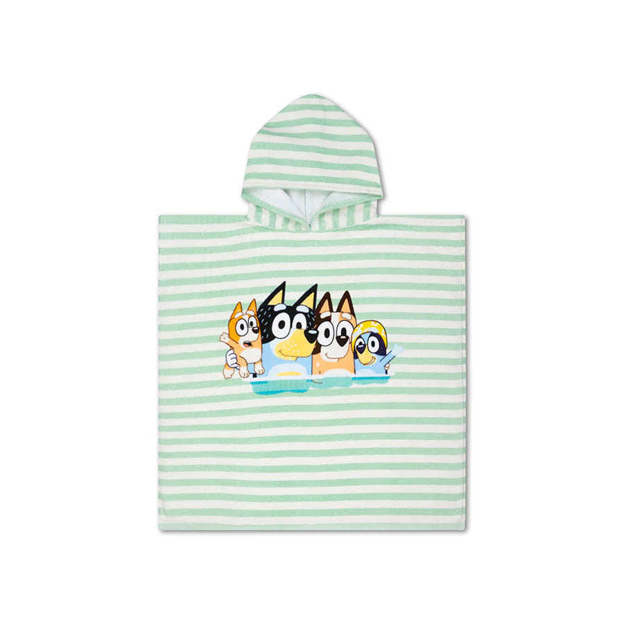 Swim Essentials Bluey Poncho - Green
