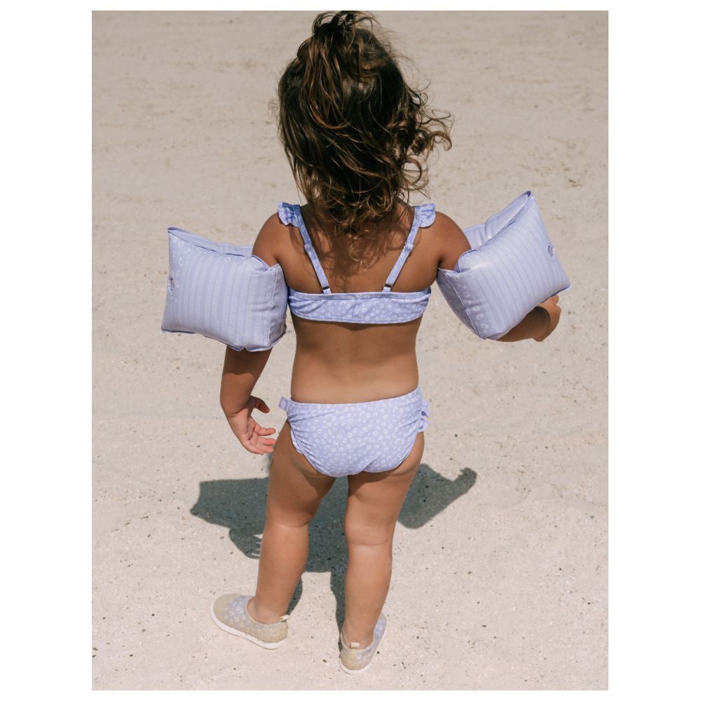 Swim Essentials - Leopard Swimming Armbands - Lila - 14x6x17 cm