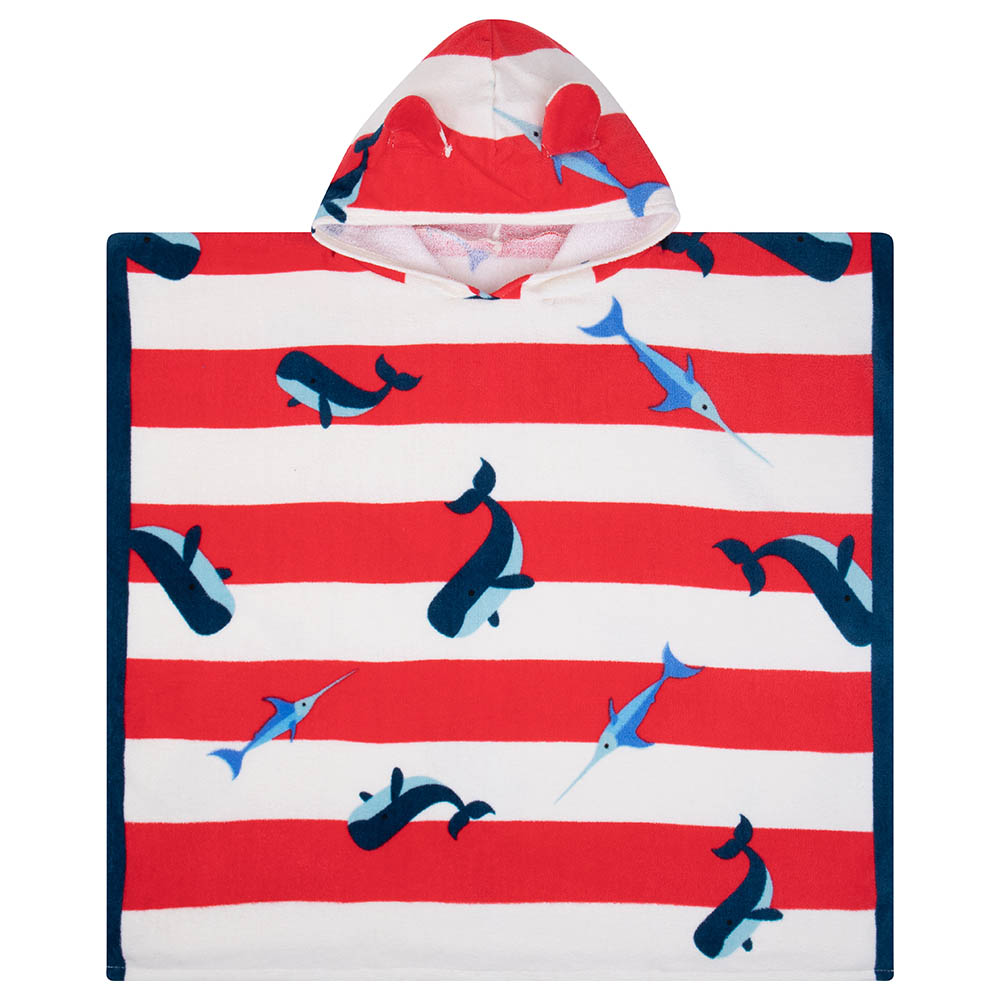 Swim Essentials Whale Beach Poncho - Red