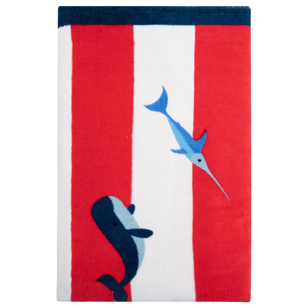 Swim Essentials Whale Beach Poncho - Red