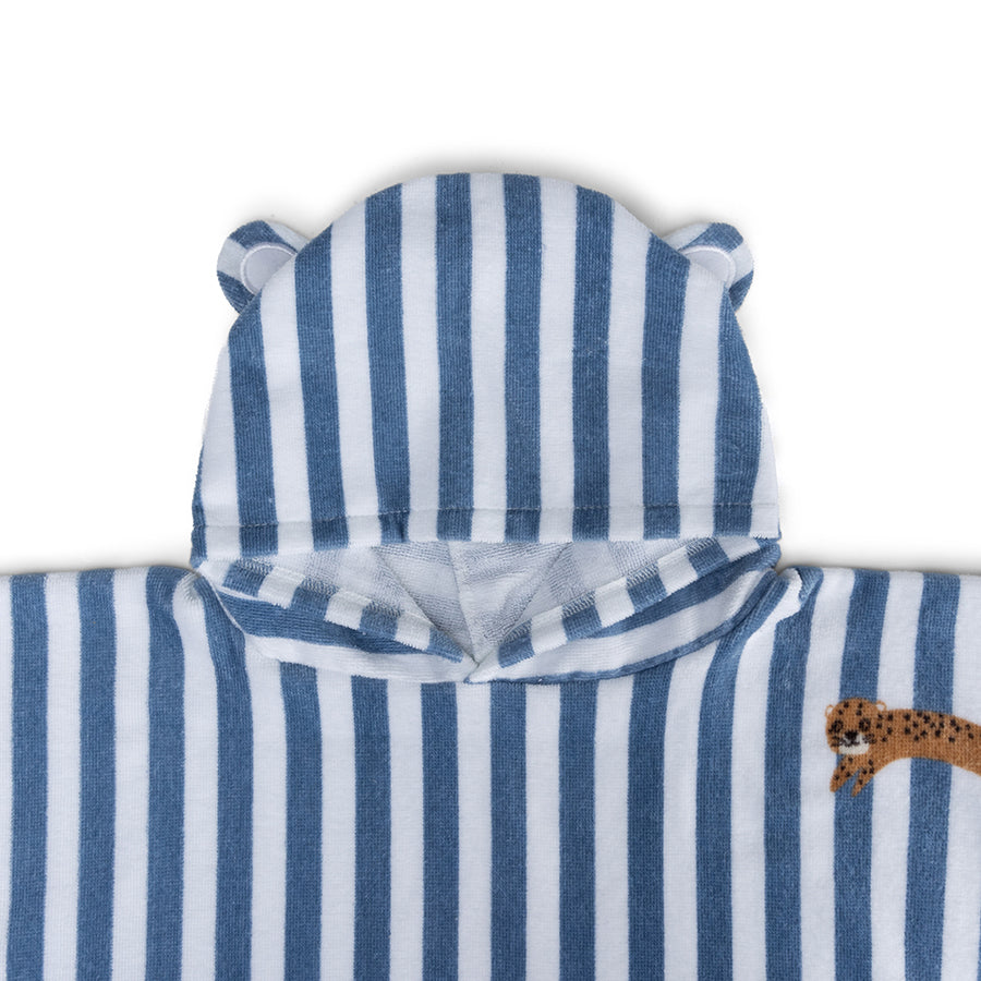 Swim Essentials Poncho Roamer Animal - White/Blue