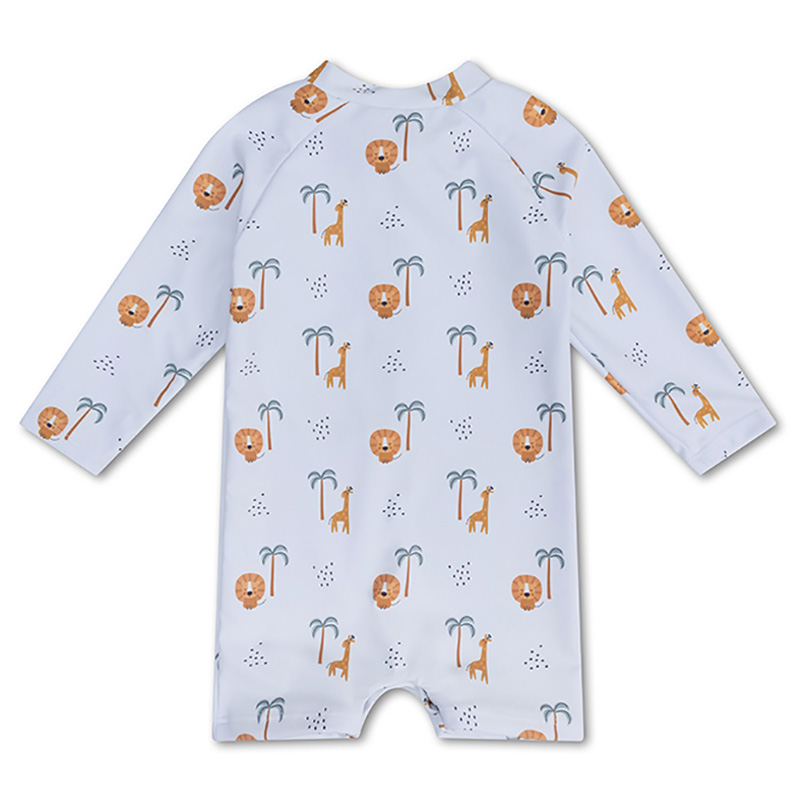 Swim Essentials Baby Jungle Swimsuit - White/Green