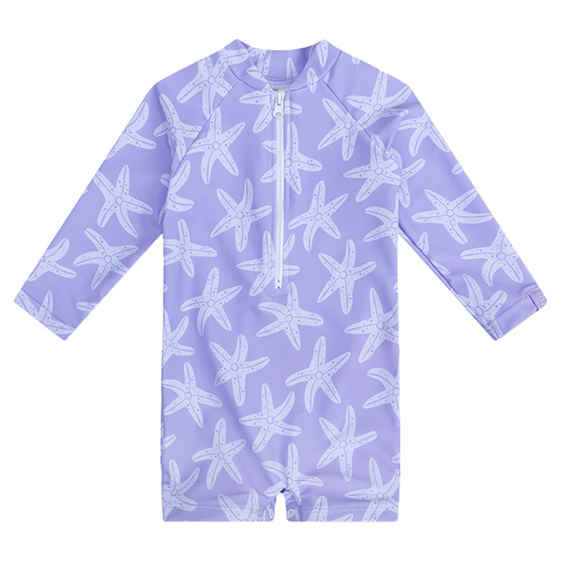 Swim Essentials Lila Sea Stars Baby Swimsuit - Purple