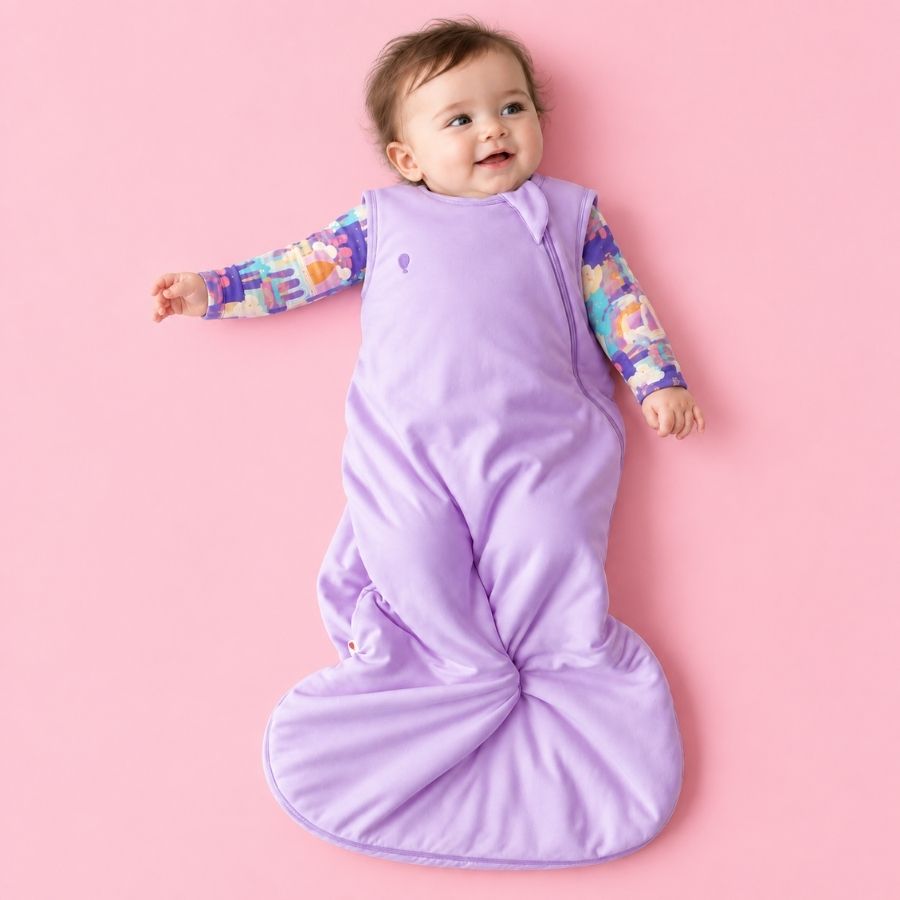 Atlas & Maya - Bamboo Baby Sleep Sack - 1.0 TOG - Lavender Purple