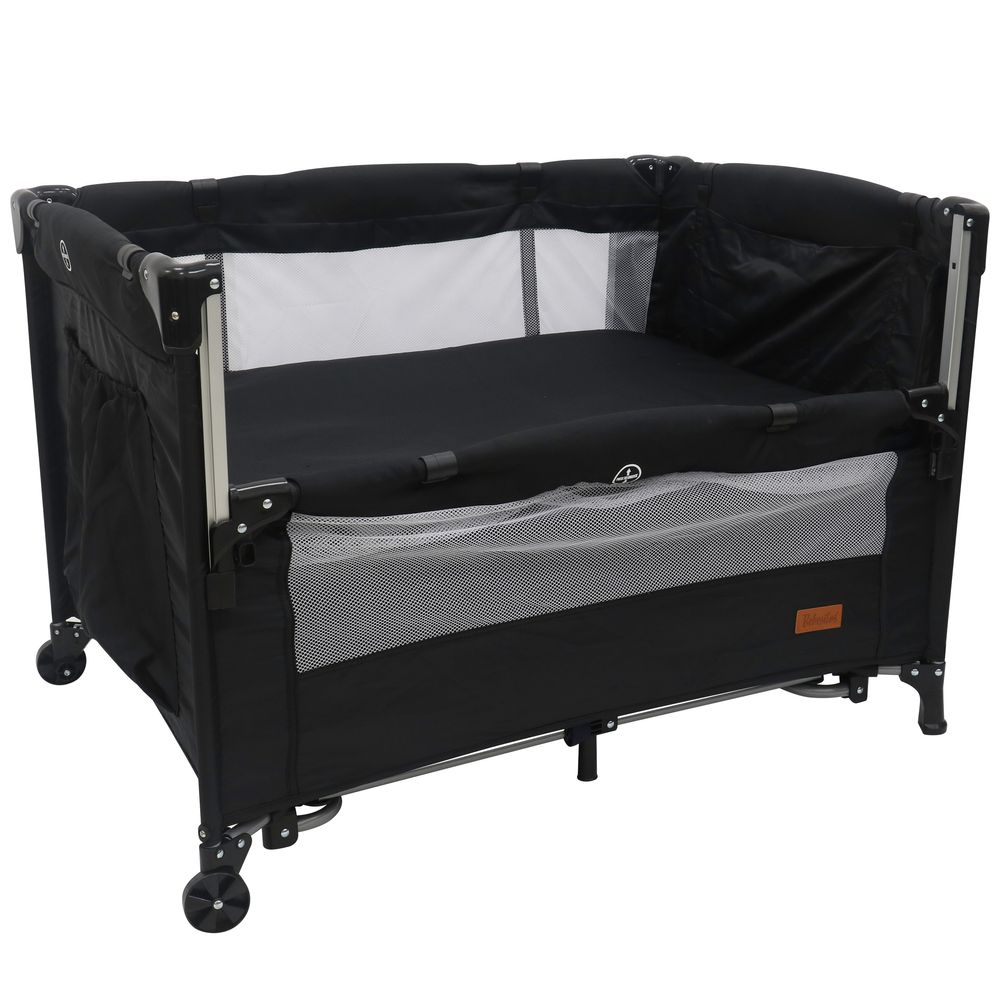 Bebesitos - Next To Me Nursery Center Bassinet With Fitted Thick Mattress - Black