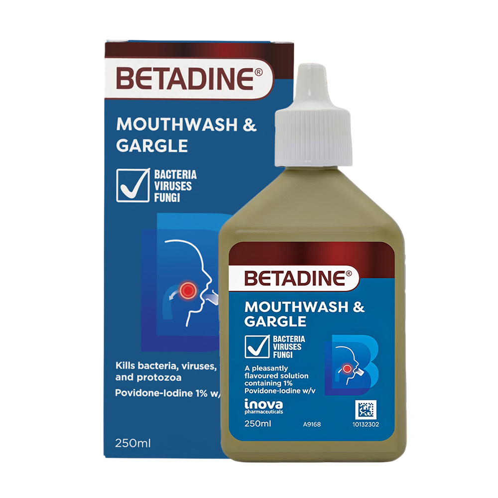 Betadine - Mouthwash And Gargle - 250 ml