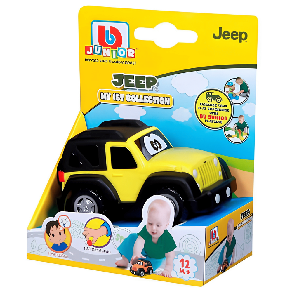 BB Junior - My 1st Collection Jeep Wrangler Toy Car - Yellow