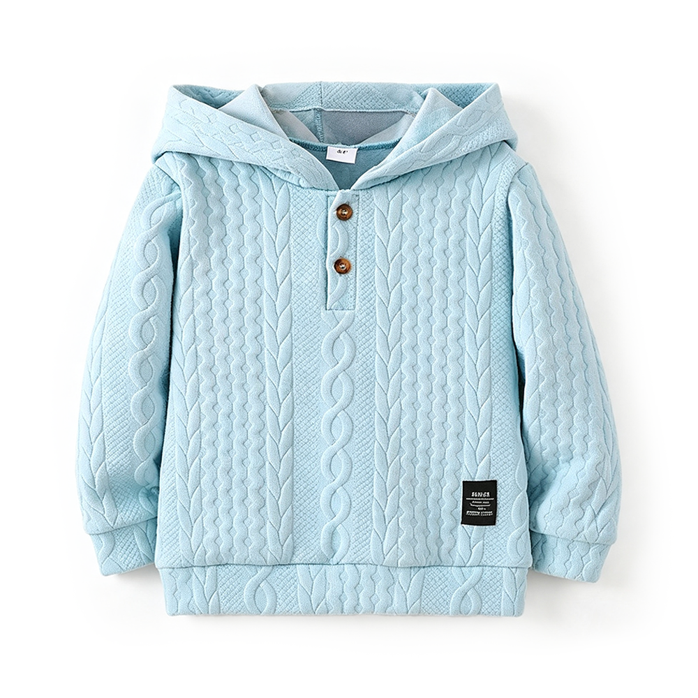 BrownBark - Casual Girls Hoodie - Blue - 122310002